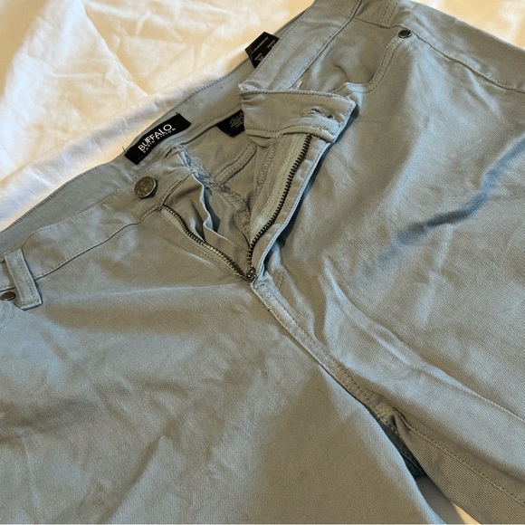 Women’s blue Buffalo, high rise, soft stretch, skinny pants. Size 12/32. - Picture 3 of 5